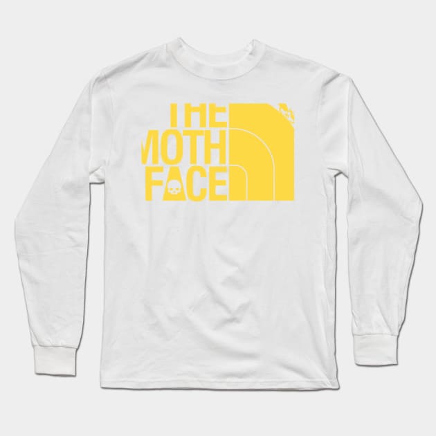 The Moth Face Long Sleeve T-Shirt by JohnLucke